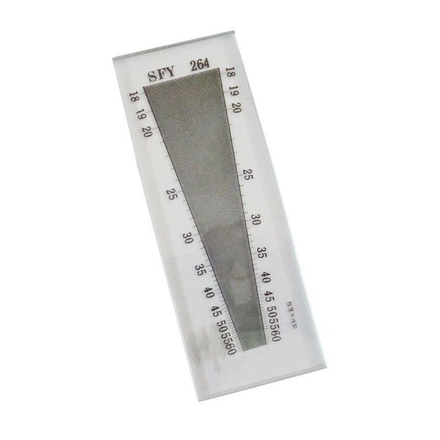 Fabric Weft Warp Density Mirror Textile Instrument Scale Tailor Measuring Tools