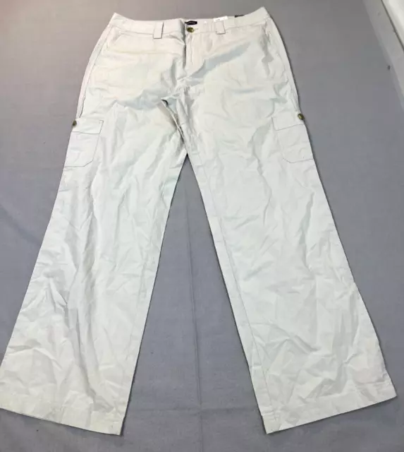 Dockers Women's Pants 14 Lightweight Cargo Hiking Outdoors  Straight Beige Pants