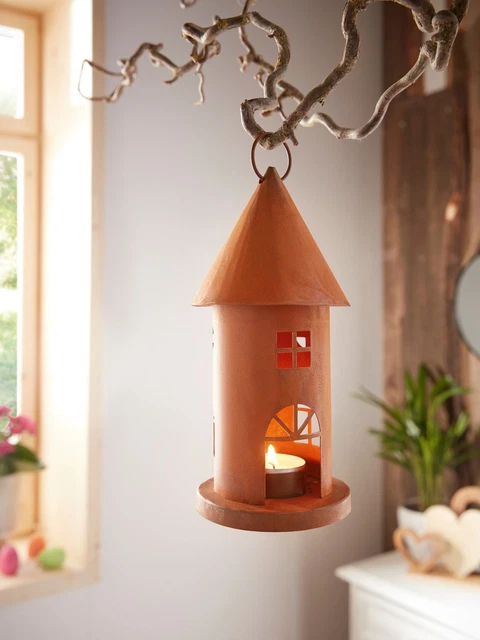Salvare Set 2x Porta Tealight " Türmchen " Haengedeko Lanterna a Vento Casa,