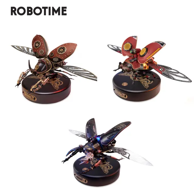 ROKR Beetle Model DIY 3D Puzzle 3 in 1 Steampunk Mechanical Adult Boys Xmas Gift