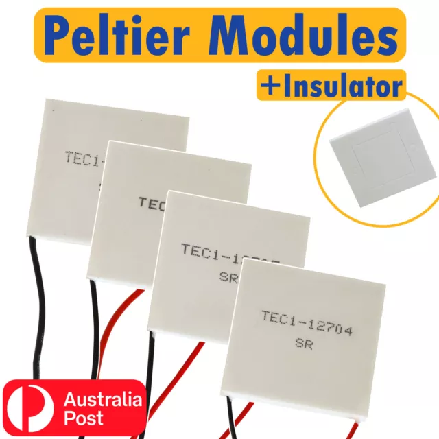 TEC1-12703/04/05/06/09/10/15 Thermoelectric Peltier Heat Transfer Cooler Modules