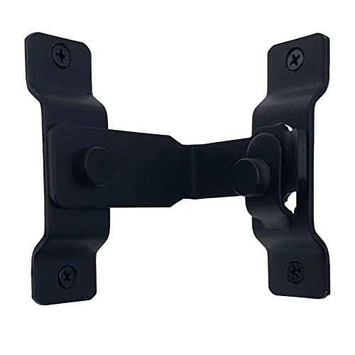 Fofuyim Barn Door Lock, 90 Degree Stainless Steel Flip Door Sliding Latch with 4