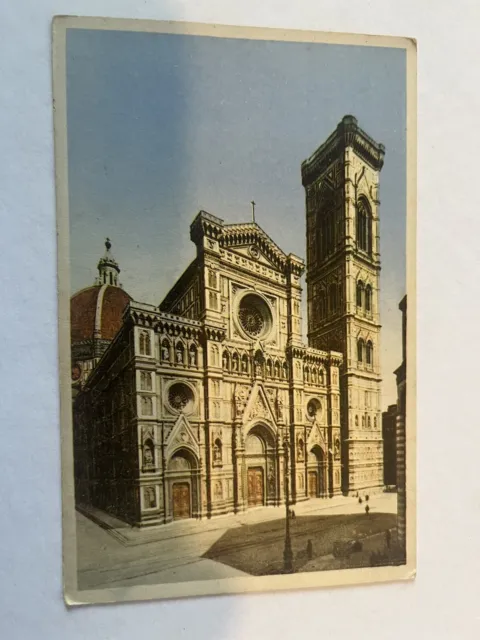 Cartolina Firenze Colori RARISSIMA. Cattedrale Santa Maria del Fiore. 1940