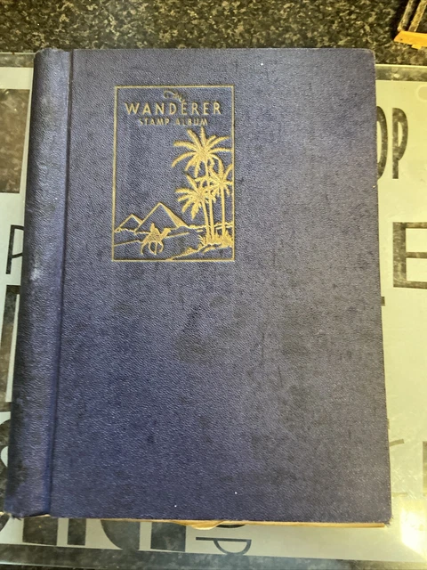 Very very old wanderer stamp album with 936 superb Very Old stamps