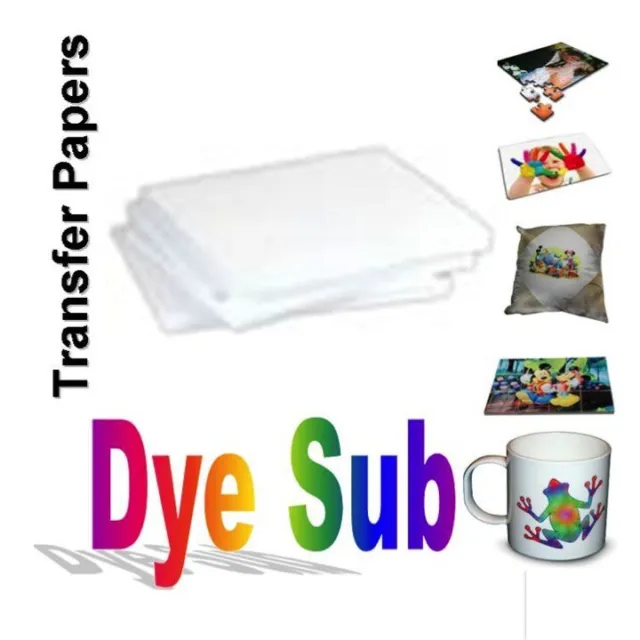 100 Sheets A (8.5" x 11") Sublimation Transfer Paper for Specialty Sub Printing