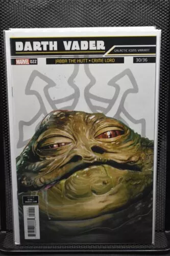 Star Wars Darth Vader #22 Galactic Icons Jabba the Hutt Variant Marvel NM