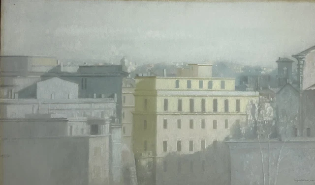 Sigfrido Oliva - olio su tela 45x75 Cm