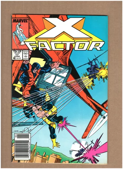 X-Factor #17 Newsstand Marvel Comics 1987 1st Rictor app. VF 8.0