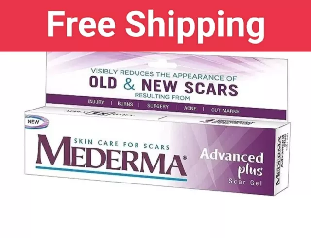 New Mederma ADVANCED PLUS Scar Gel 10g For Scars & Marks Free Shipping