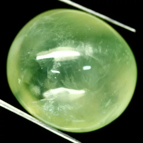 Shola Vrai 34,93 Carats Naturelle Vert Prehnite Gigantesque Du Brésil