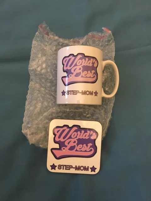Step-Mom Becher Untersetzer Geschenkset