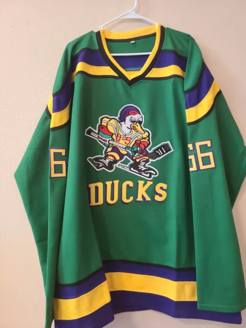 The Mighty Ducks Movie Hockey Jersey #66 Gordon Bombay – BuyMovieJerseys