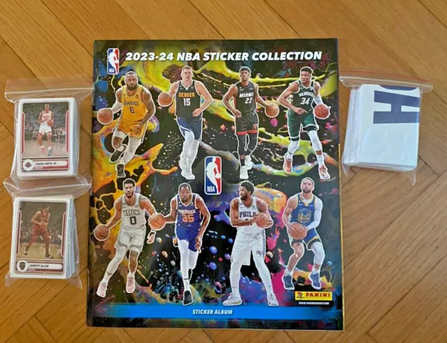 Panini NBA stickers 2023 / 2024 complete set + album all 514 stickers Rookie