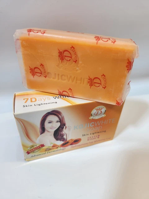 Savon Kojic White Gluta - Ultra Blanchissant 160g - Acide Kojique, Aloe Vera, Argan