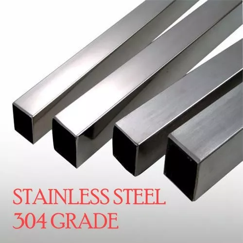 Stainless Steel SQUARE BOX Section grade 304 - 1 METER LENGTH - VARIOUS SIZES