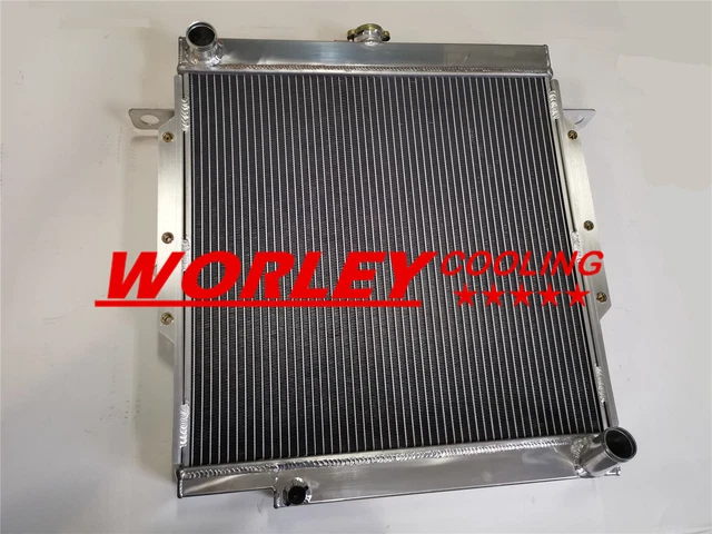 Hzj75 Radiator NSW-ALUMINUM RADIATOR FOR TOYOTA Land Cruiser 75 Series HZJ75 1HZ MT ...