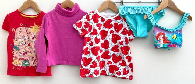 Pacchetto di vestiti per ragazze età 3-4 Next Disney Tu
