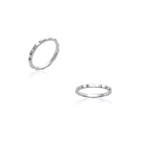 BAGUE Alliance Femme Ondulé  2mm  Bijoux ARGENT Massif Taille au Choix