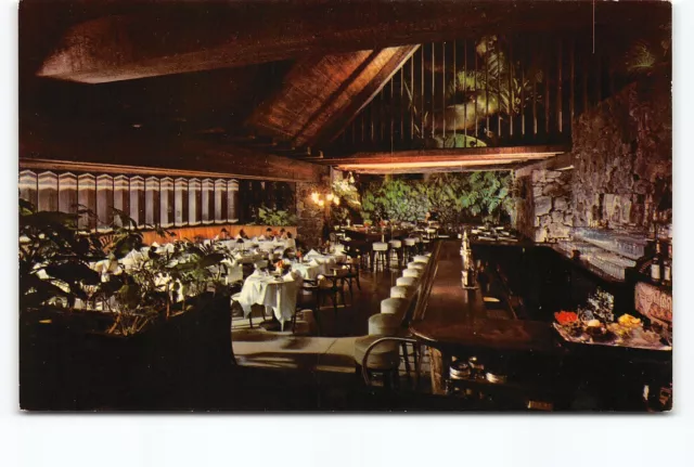 Worlds Most Beautiful Restaurant Dining Room Honolulu Hawaii HI Chrome Postcard