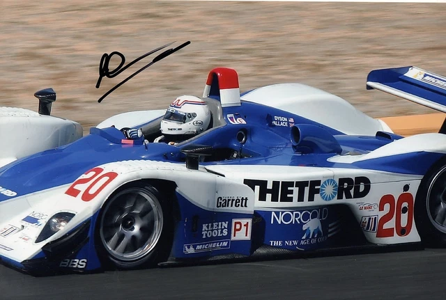 Le Mans Driver Andy Wallace Hand Signed Photo 12x8" Ac