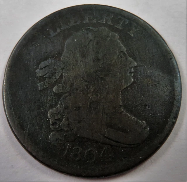 1804 Draped Bust Half Cent.  Lot#412