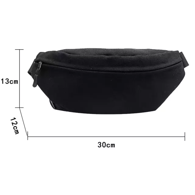 Women Lady Bum Bag Fanny Pack Travel Waist Money Belt Zip Pouch Wallet Holder UK 2