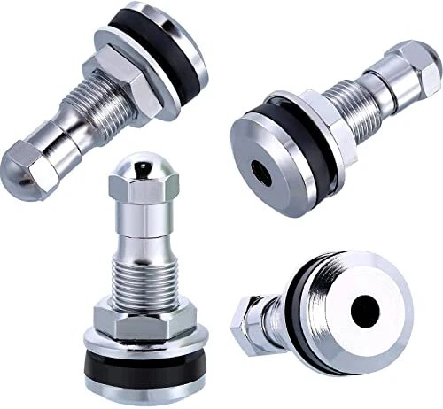 TR-416-S 1"Outer Mount Metal Valve Stem (4 Pack)