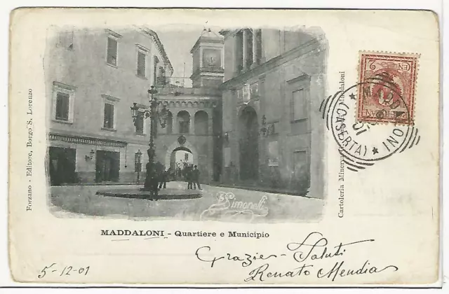 CASERTA (016) - MADDALONI Quartiere e Municipio - Fp/Vg 1901