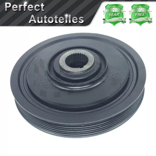 Harmonic Balancer Dampener Crank Pulley For Honda Accord Acura MDX TL 3.5L 3.7L