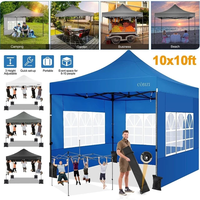 3/4,5x3 m Pavillon Faltpavillon Partyzelt Wasserdicht Gartenzelt UV-Schutz 50+