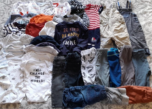 Grande pacchetto di vestiti per ragazzi 3-6 mesi inc Next Mini Club Tu George Zara +