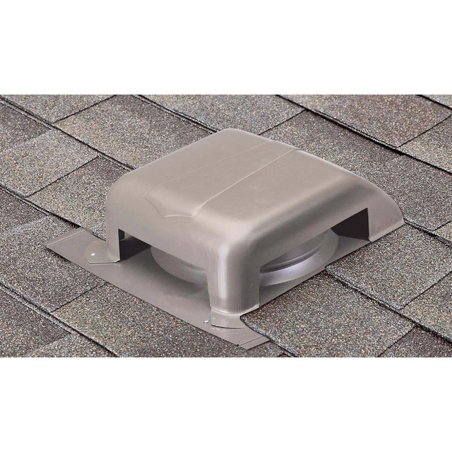 Airhawk 40 In. Weatherwood Galvanized Steel Slant Back Roof Vent Pack of 9 Air