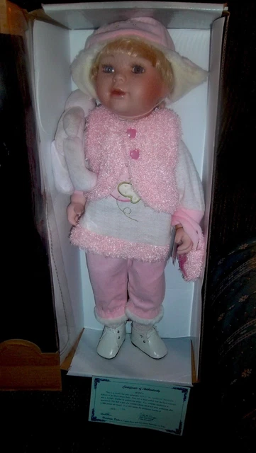 Heirloom Dolls Duck House Porcelain 23 Inch JENICA Limited Edition