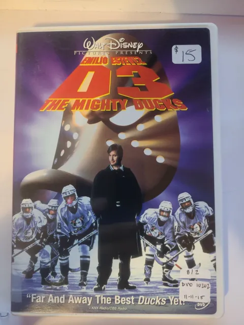 D3: The Mighty Ducks (1996) – DVD Menus