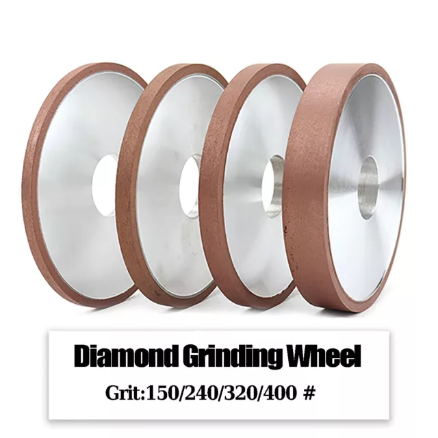 Diamond Grinding Wheel Resin Flat 4 Inch Abrasive Disc for Carbide Metal Grinder