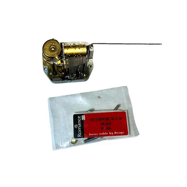 Reuge Romance Music Box Movement Swiss Made The Entertainer The Sting No. 5621