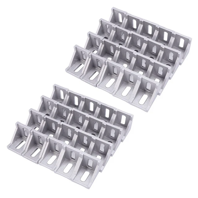 40 Stücke 4040 Aluminium Eck Ecke 40 x 35 VerbinG2U9