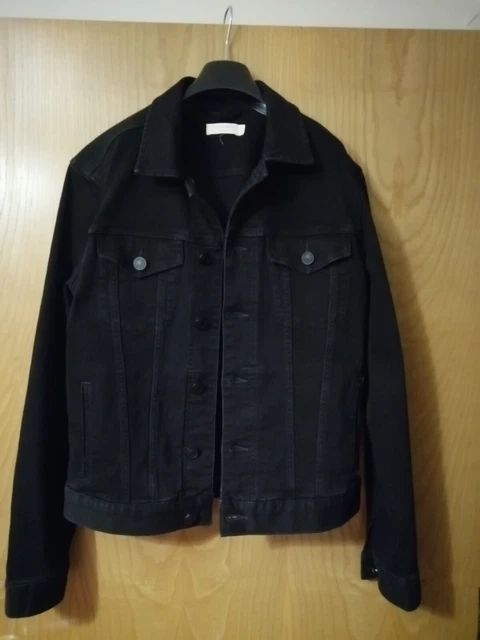 Giacca denim nera da uomo Allsaints Anor taglia media