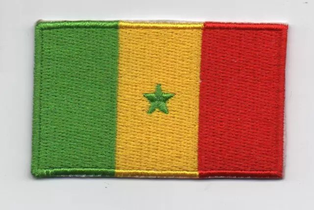 SENEGAL Flag Iron on Sew on Patch Badge FREE UK POSTAGE