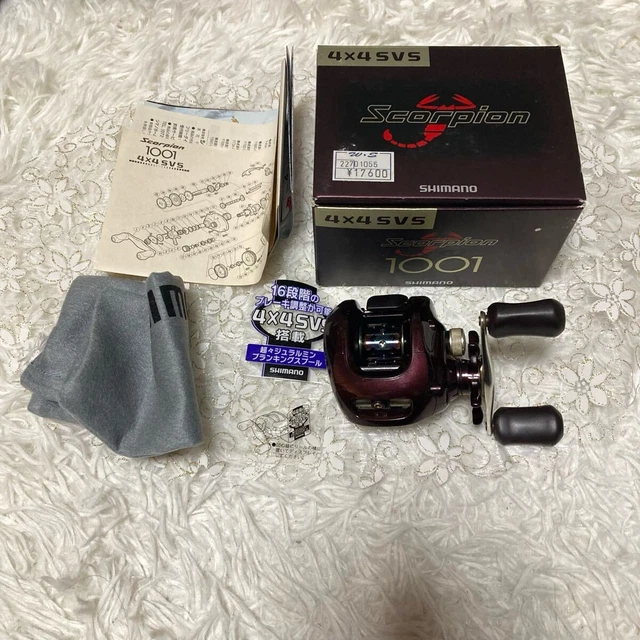 SHIMANO リール　scorpion1001 Shimano Baitcasting Reel 00 Scorpion 1001 Left Gear Ratio