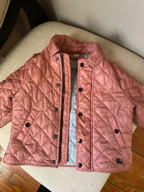 authentic toddler burberry jacket 2T good condition