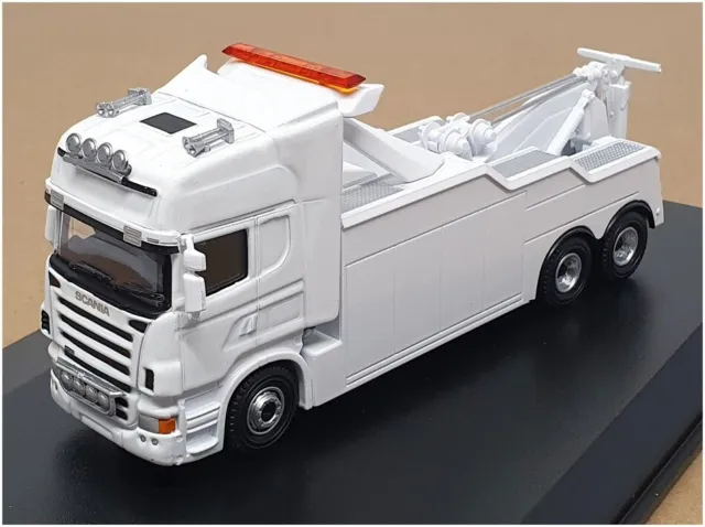 Oxford Diecast 1/76 Scale 76SCA03REC - Scania Topline Recovery Truck - White