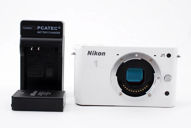 "Read" Nikon 1 J1 10.1MP Digital Camera Body White Color [Excellent] from Japan
