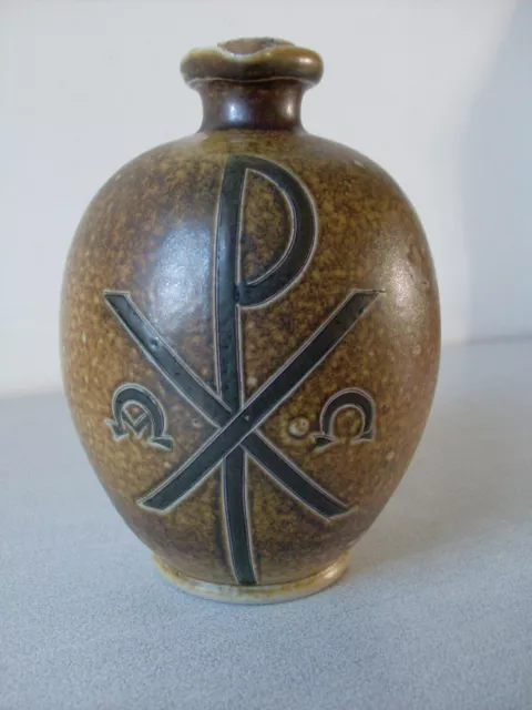 Cruche carafe en grès PTF Peter Friedrich Thewalt Alpha Omega de 1878 pour 18 cm
