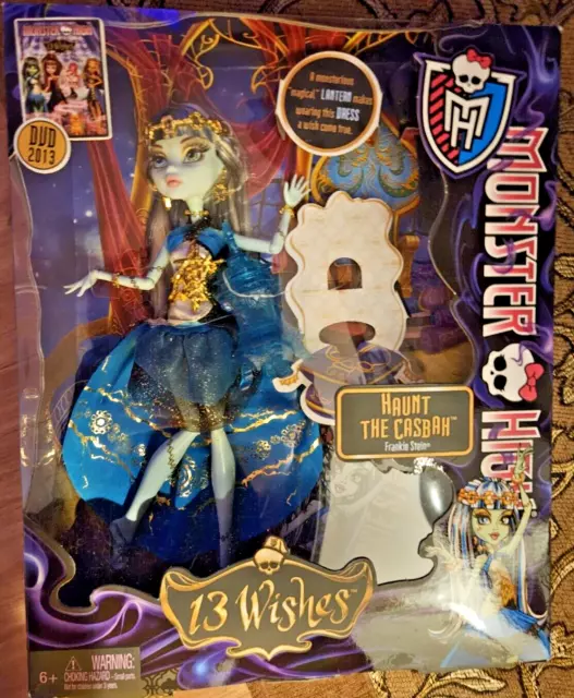 NIB Monster High Doll Haunt The Casbah Draculaura 13 Wishes Damaged Box New