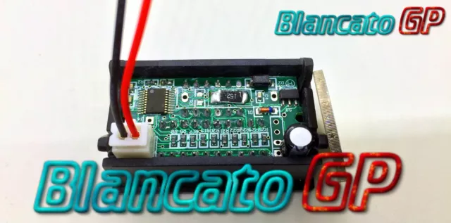 INDICATORE DI CARICA VOLTMETRO per batterie LiFePO4 36V LED bici elettrica ebike 2