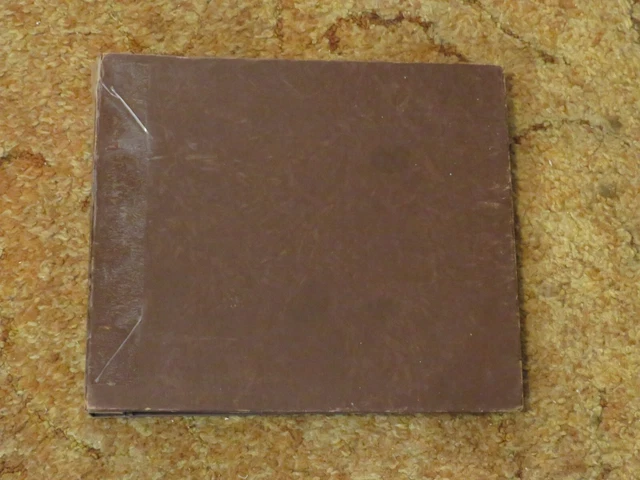 78 Rpm Record  Storage Album, Brown,  Holds,  10 Records,