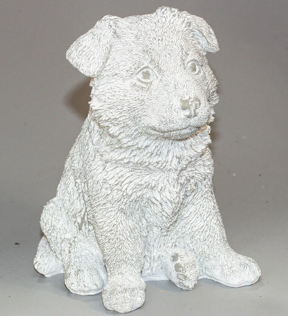 German Shepherd Statue Pet Memorial Keepsake Animal Grave Decor Garden Figurine