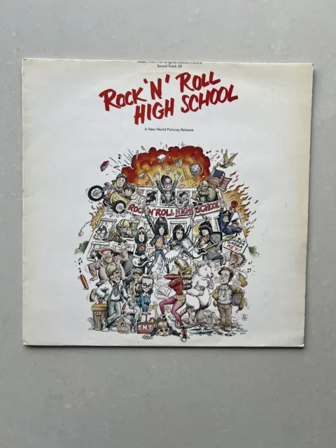 Ramones - Rock 'N' Roll High School - 1979 UK Press LP 2