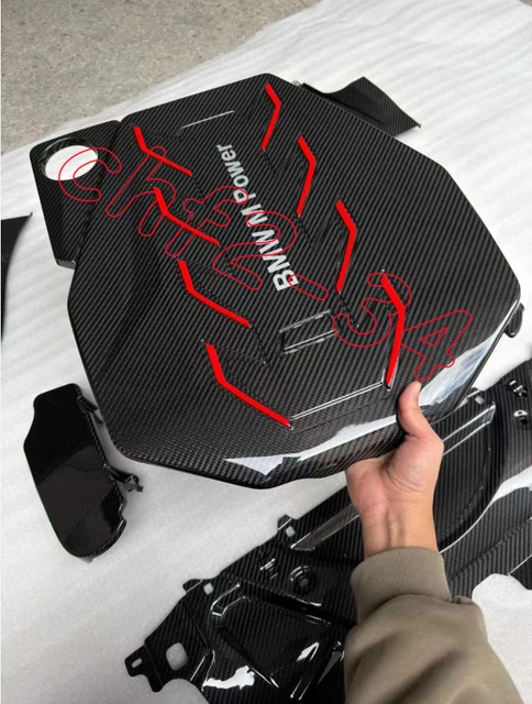 BMW M5 G90/G99 DRY CARBON FIBER ECU COVER